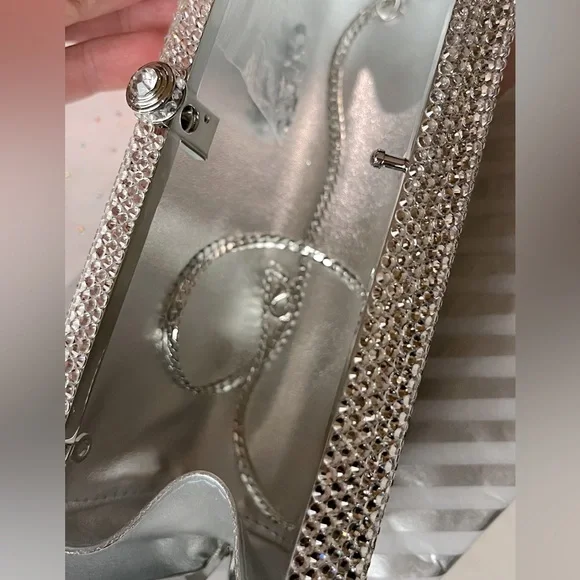 NWOT Crystal Bling Lauren Personalized Clutch / Purse - Picture 6 of 10